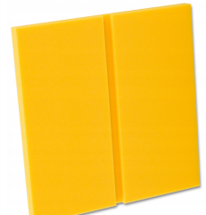 Akustický panel Obdélníky 50x50cm, tloušťka 3cm, žlutý