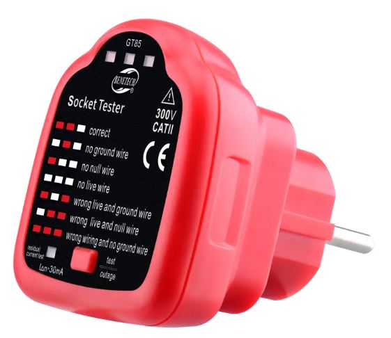 230V RCD GT85 tester utičnica