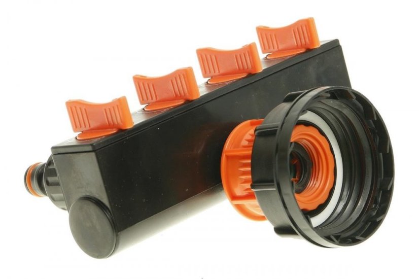 Distribuitor cu 4 supape 1 "-3/4" 1000L IBC, 61 mm NCZ-U