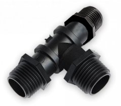 Teu de grădină 3 x 3/4" filet exterior