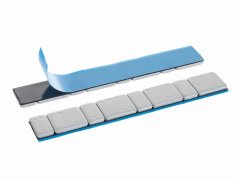 ALU SLIM ECO2C – 4x5g+4x10g Aufklebbares Radgewicht, grau