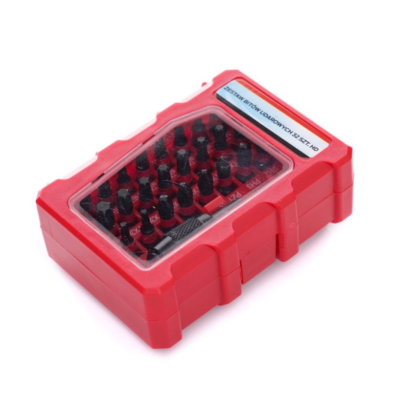 CrV-Schlagbitsatz, TORX-Schlagbits, PZ1, HEX3, TX 32-teilig TA1208