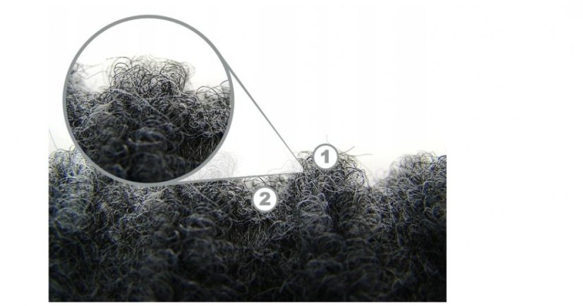 Eingangsreinigungsmatte 90x150cm grau