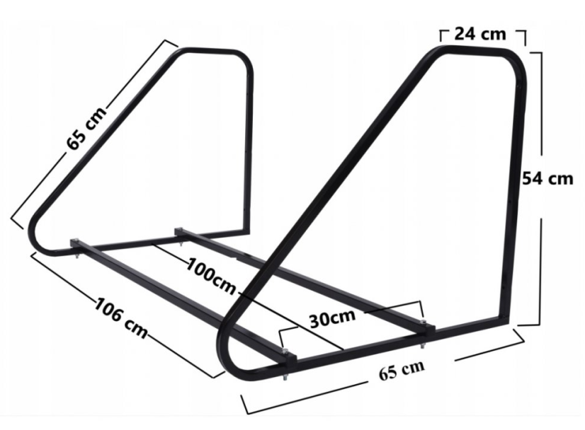 Nástěnný držák na 4 pneumatiky 4x235 (D4P)