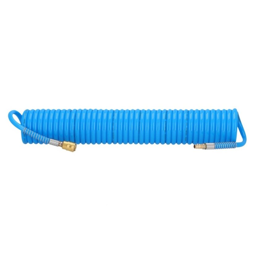 Furtun pneumatic spiralat PU cu fitinguri 10 m x 12 x 8 mm 4304210