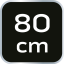 Aluminijska libela s ručkom, 3 bočice, magnet, glodana mjerna površina, 80 cm 71-113