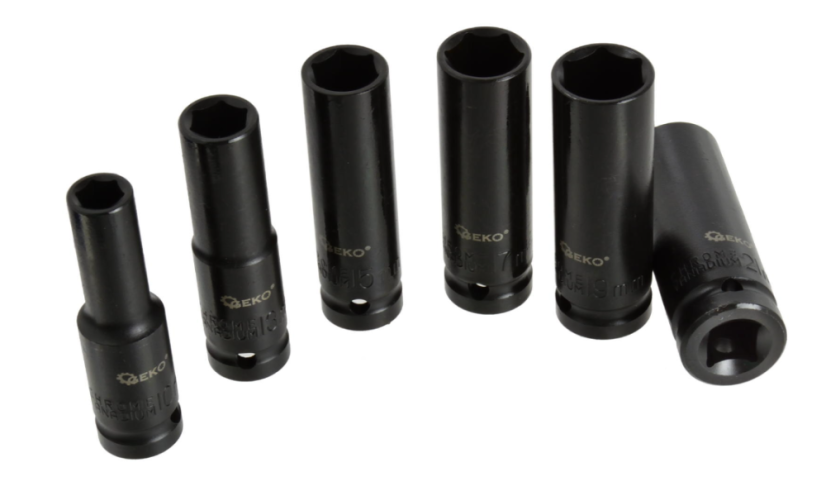 Ütvecsavarozó dugókulcs készlet 1/2" 10-21mm 6db G10500