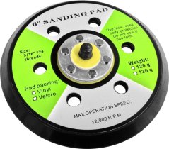 Disk za ekscentrični brusilnik (nihajni rotor) 150 mm 6 lukenj 45407-5-DYSK