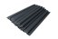 Zaunbeschattungsfolie 19cm x 35m Anthrazit 450g/m2 + Clips