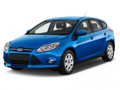 Naslon za roke Ford Focus III, MK3, črn, eko usnje