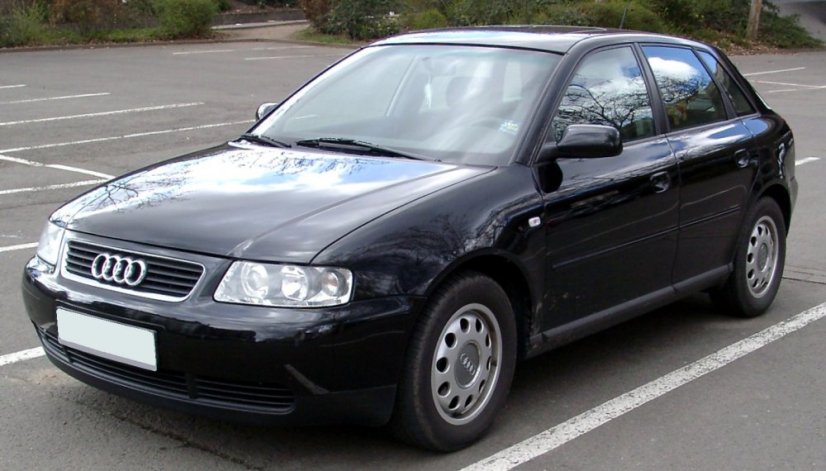 Könyöktámasz AUDI A3 (S3) MODEL 8L, fekete, öko-bőr