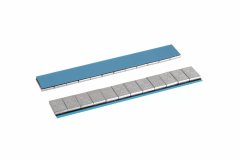 ALU SLIM - FE 12 x 5 g lepilni uteži za kolesa - pocinkane