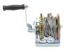 Lanový navijak s kľukou 1134 kg 2500 LBS, lano 10 m TA406