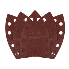 Brusni papir s čičkom, željezo 102 x 152 mm, P100, 5 kom, s 11 rupa 58T303