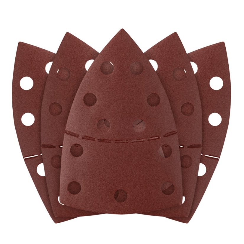 Velcro brusni papir, željezo 102 x 152 mm, P240, 5 kom, s 11 rupa 58T308