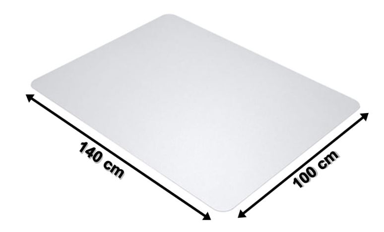 Stuhl-Schutzmatte 140x100cm 0,5mm transparent