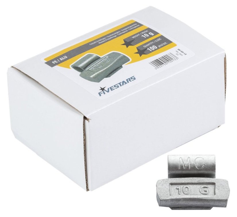 Gewichte aus Gewindestahl - FE ALU - 10G/ 100Stk