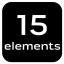 Scheinwerfer-Restaurationskit, 15 Elemente 10-850