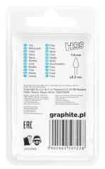 Fierăstrău conic HSS 1,4 mm, ax 3,2 mm, 2 buc 55H065