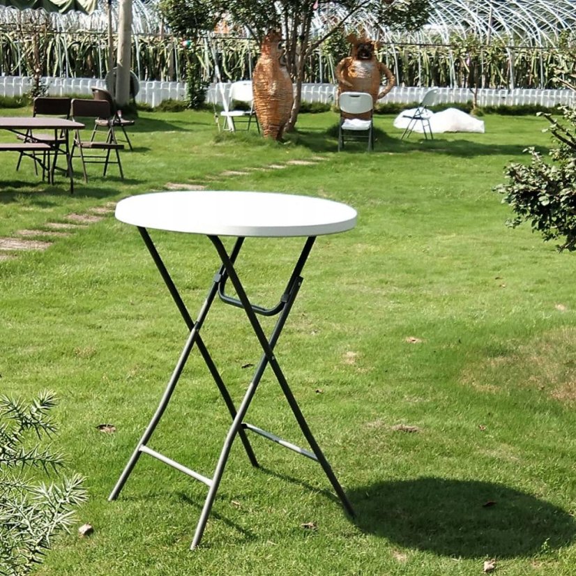 Stol za catering 80 cm bijeli