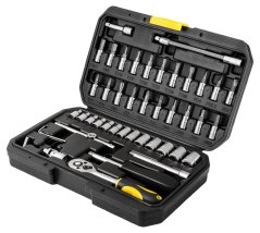 Chei tubulare 1/4" set 46 buc 38D640