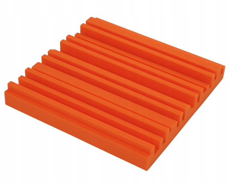 Akustický panel Equalizer 50x50cm, tloušťka 7cm, červený