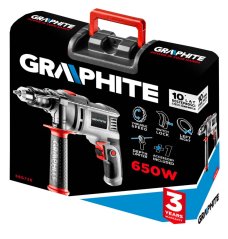 Ütvefúrógép, 650 W, 13 mm-es tokmány 58G726