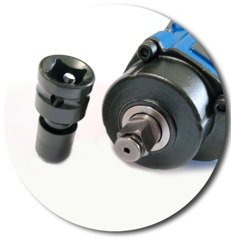 Adaptor de impact pentru cheie – adaptor de la 1/2" pătrat la 1/4" HEX TA4151