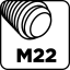 Adapter za SDS Max pile za rupe i pilot svrdlo M22 190 mm 55H332