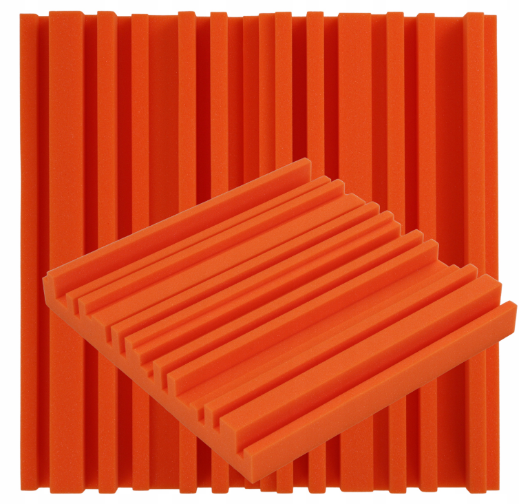 Akustický panel Equalizer 50x50cm, tloušťka 7cm, červený