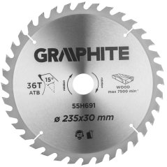 List pile, Widia, 235 x 30 mm, 36 zuba 55H691