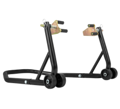 Stojalo za motocikel pod sprednjim kolesom, črno 300kg