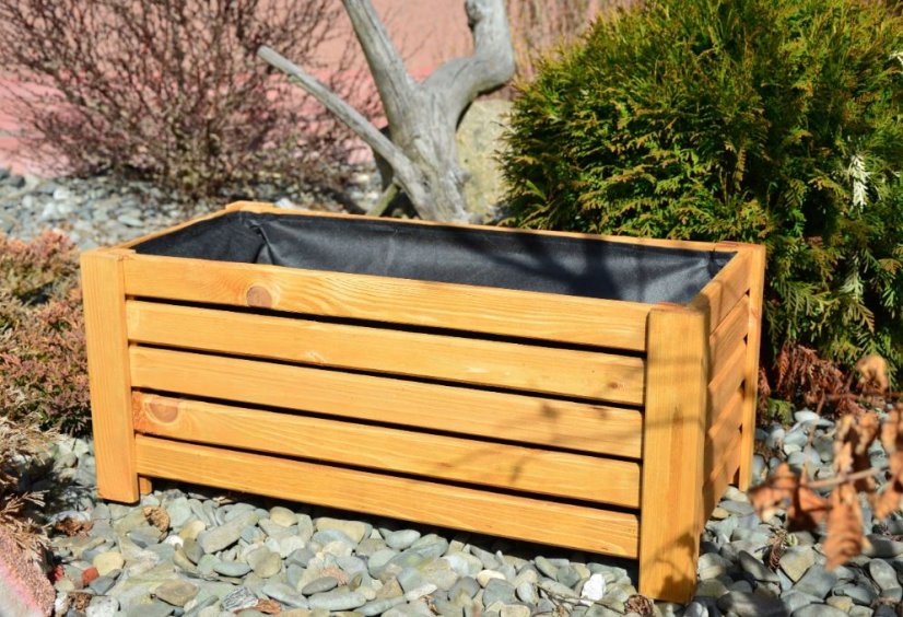 Fa virágcserép Natural 60x30x25cm