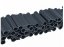 Upevňovací spony ke stínícímu pásu 4,75cm, grey, 40ks