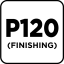 Csiszolókorongok, perforált, tépőzáras lyukakkal 225 mm, P120, 5 db 58T274