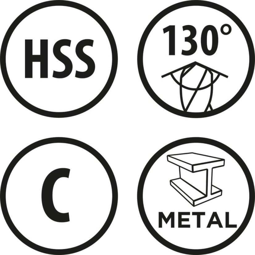 Acél- és öntöttvas fúrószár készlet NWKa M-25, 1,0-13,0 mm, csiszolt, HSS (25 db) 02725001-1