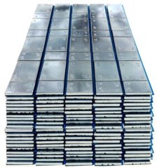 Öntapadó súlyok Edgy Slim 60 g-os szalag  (5g/10g) 100 db Silver