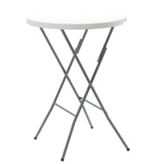 Cateringový stôl 80cm Biely