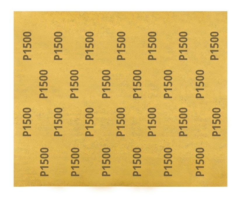 Brusni papir na bazi vode 230 x 280 mm, P1500 58T227
