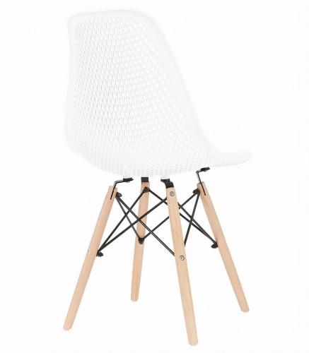 Esszimmerstuhl skandinavischer Stil White Grid