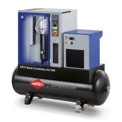 Šroubový kompresor APS Basic 7 Combi Dry G2 IVR 10 bar 7.5 HP/5.5 kW 200 l 362957-IVR