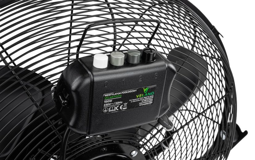 Padlóventilátor 45cm 100W VELWEP0016