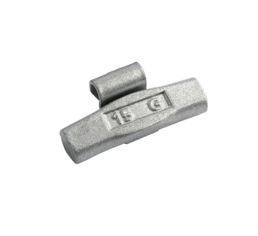 Centírozó acél súly pléh felnire - 15g/100db