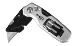 Сгъваем нож с трапецовидно острие 1+3 остриета, 2 накрайника 63-705