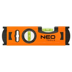 Nivelă cu bulă de aer din aluminiu, 20 cm, 2 nivele cu bulă de aer 71-030