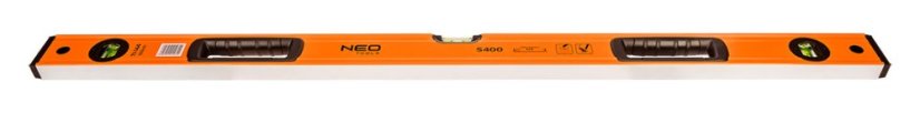 Aluminium-Wasserwaage S 400, 3 Wasserwaagen, 2 Griffe, 100 cm 71-144