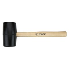 Ciocan de cauciuc 58 mm, 450 g, mâner din lemn 02A344