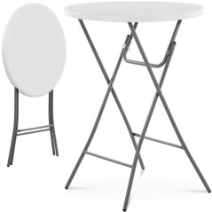 Cateringový stôl 80cm Biely
