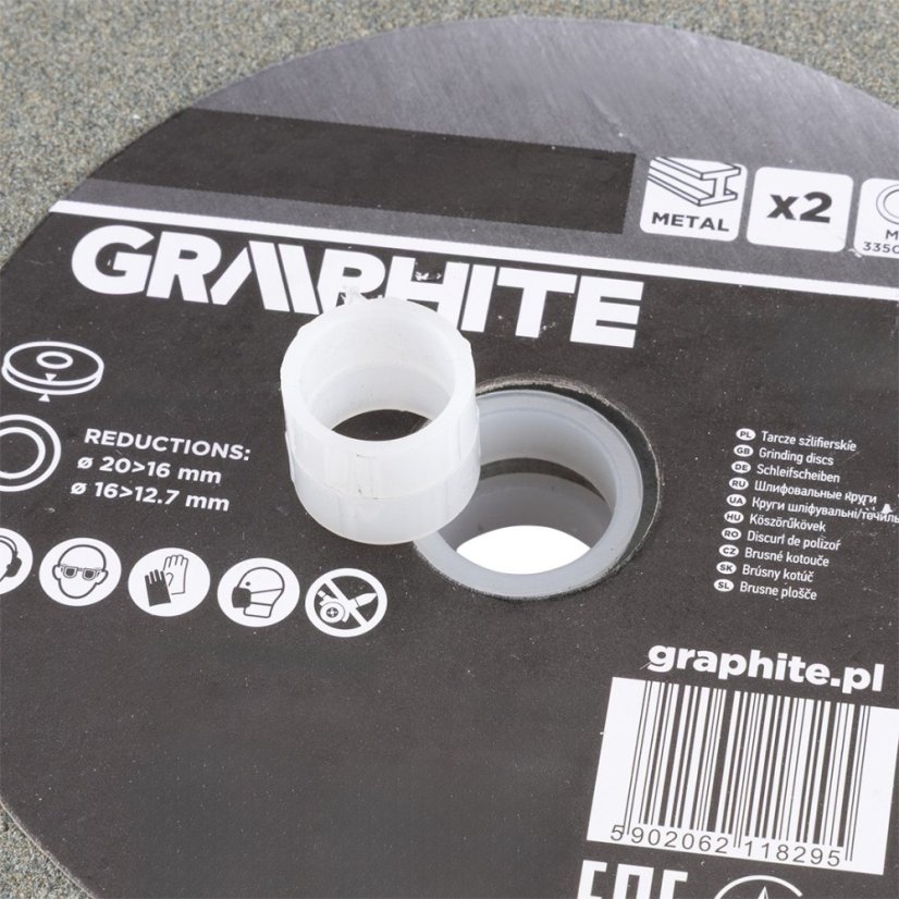 Brusni diskovi 200 x 20/16/12,7 x 20 mm, P 60, 2 komada 57T128