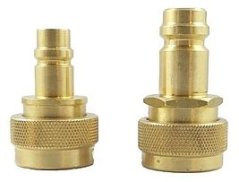 Set mit Anschlüssen und Adaptern R1234yf – R134a LP + HP